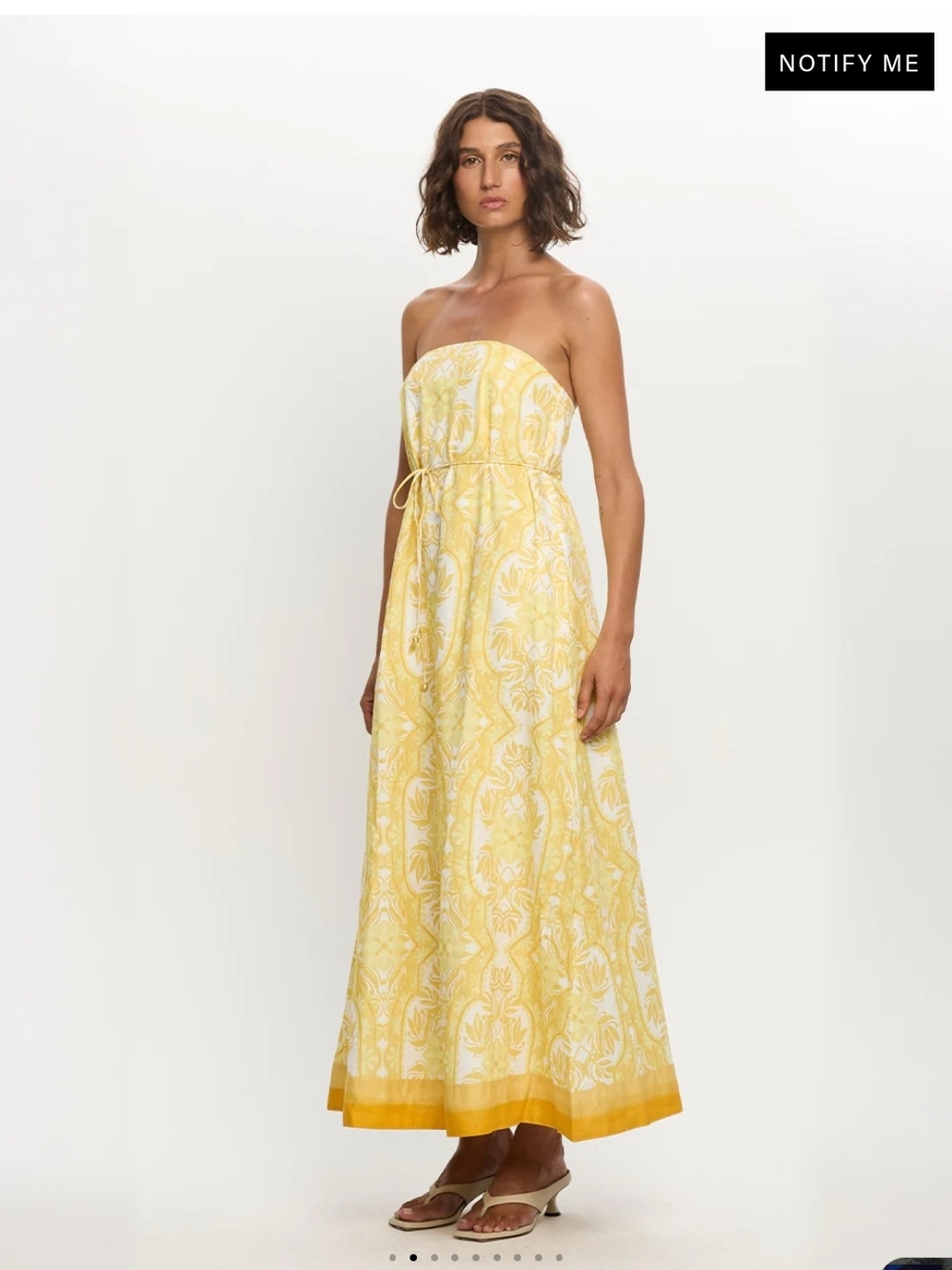 Kivari Madeline Strapless Maxi Dress Size 6
